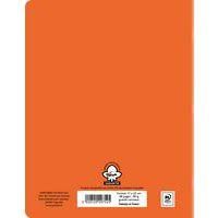 Cahier polypropylène 48 pages seyes 17x22 cm 80g orange - Image 2