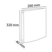 Classeur rigide A4 30mm - Jaune - Image 2