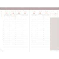 Agenda Ministre Color Andrea gris 16x24 cm août à août - Image 4