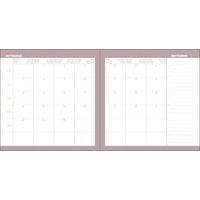 Agenda Exécutif Color Andrea rouge 16x16 cm août à août - Image 5