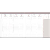 Agenda Exécutif Color Andrea rouge 16x16 cm août à août - Image 4