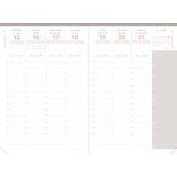 Agenda Universitaire Color Andrea marron 10x15cm août à août - Image 4