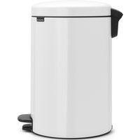 Poubelle à pédale NewIcon 20L avec liner métal - Brabantia, Coloris : Blanc - Image 2