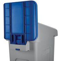 Panneau pour station de recyclage Slim Jim bleu - Image 2