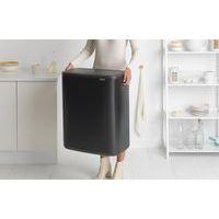 Poubelle Touch BO 2x30L noir mat - Image 2