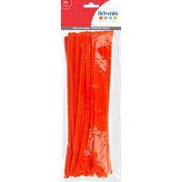 Lot 50 chenilles 0,8x30 cm orange - Image principale