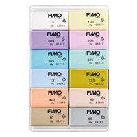 Lot de 12 blocs FIMO 25 g couleurs pastel assorties - Image 2