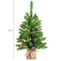 Sapin de noël artificiel de table Creston Mini LED - Image 4