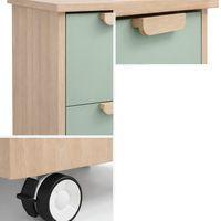 Meuble Filou 6 tiroirs sur roulettes vert opale - Image 4
