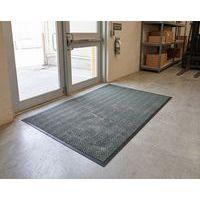Tapis d'entrée polypropylène à chevrons 90 x 60 cm Anthracite - Image 5