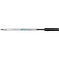 Stylo bille corps transparent pointe 1 mm tracé 0,32 mm noir - Image 2