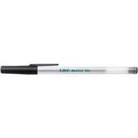 Stylo bille corps transparent pointe 1 mm tracé 0,32 mm noir - Image 3