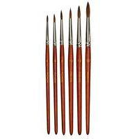 Lot de 144 pinceaux en poils de poney en 6 tailles assorties - Image 2