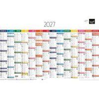 Calendrier annuel horizontal - 65x43 cm - 2027 - Quo Vadis - Image principale
