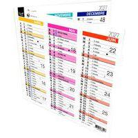 Lot de 10 Calendrier origami Arc en ciel 12 mois - 36x18cm - 2027 - Quo Vadis - Image 3