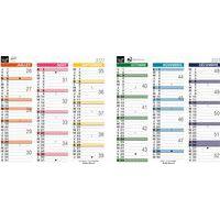 Lot de 10 Calendrier origami Arc en ciel 12 mois - 26x13cm - 2027 - Quo Vadis - Image 2