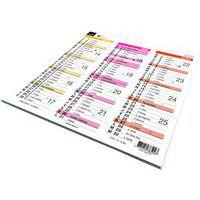 Lot de 10 Calendrier origami Arc en ciel 12 mois - 26x13cm - 2027 - Quo Vadis - Image 3