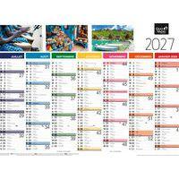 Lot de 10 Calendrier fantaisie Tradition - 55x40,5 cm-13 mois-2027 - Quo Vadis - Image 2