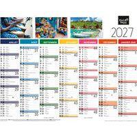Lot de 10 Calendrier fantaisie Tradition - 27 x 21 cm - Image 2
