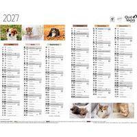 Lot de 10 Calendrier Animaux Fantaisie - 27x21 cm - Image 2