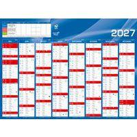 Lot de 10 Calendrier banque 16 mois 2027 - 55x40,5 cm - Quo Vadis - Image 2