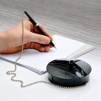 Stylo bille sur socle bleu - Image 4