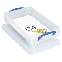 Bac de rangement plastique à couvercle clipsé 6L - Image 2