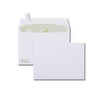 Enveloppe blanche recyclée 114x162 mm 80 gr extra blanche (Boite de 500) - Image 2