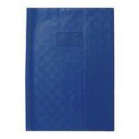 Protège-cahier grain madras 22/100ème 17x22 cm bleu - Image principale