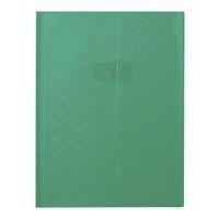 Protège-cahier grain madras 22/100ème 24x32 cm vert (lot de 10) - Image principale