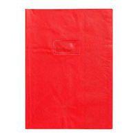 Protège-cahier grain cuir 20/100ème 21x29,7 cm rouge - Image principale