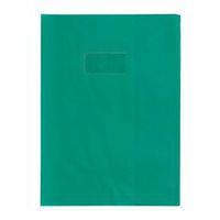 Protège-cahier grain cuir 20/100ème 21x29,7 cm vert - Image principale