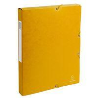 Boite de classement exabox carte lustrée dos 25 mm jaune - Image principale