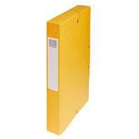 Boite de classement exabox carte lustrée dos 40 mm jaune - Image principale