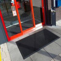 Tapis caillebotis à bords biseautés 180 x 120 cm Noir - Image 4