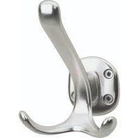 Lot 5 Portes-chapeaux avec bipatère - Nbr patère : 3 - Argent - Image 4