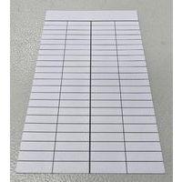 Fiche bibliothèque blanche 4 colonnes (100 pièces) - Image principale