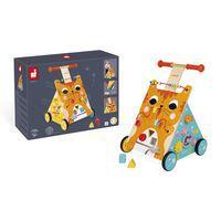 Chariot de marche multi-activités en bois - Image principale