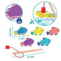 Jeu de pêche à la ligne magnétique de 5 poissons - Image 5