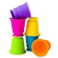 Lot de 6 gobelets ventouses en silicone - Image principale