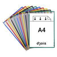 Lot de 10 Pochettes à pivot Tarifold - Housse unique - A4 - Assorti - Image principale