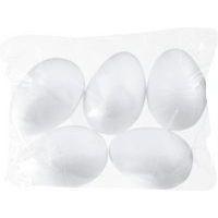 Oeuf polystyrène à décorer 60 x 90 mm (lot de 5 pièces) - Image principale