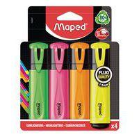 Pochette 4 gros fluo Maped assortis - Image principale