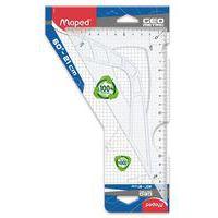 Equerre 60° grand côté 21 cm - GEOMETRIC, en plastique recyclé - Image principale