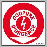 Panneau anti-incendie coupure d'urgence rigide - Image principale