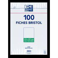 Fiche bristol A4 uni 210g blanc (Paquet de 100) - Image principale