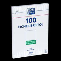 Fiche bristol A4 uni 210g blanc (Paquet de 100) - Image 2