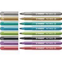 Pochette 8 feutres métallisés couleurs assorties Feutres TRIO - Image 3