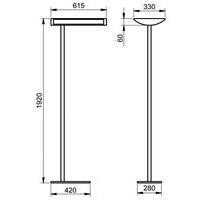 Lampadaire Forum - Fluo - Gris - Image 2