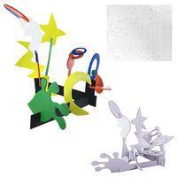 Lot de 5 sculptures carton - swing - Image principale